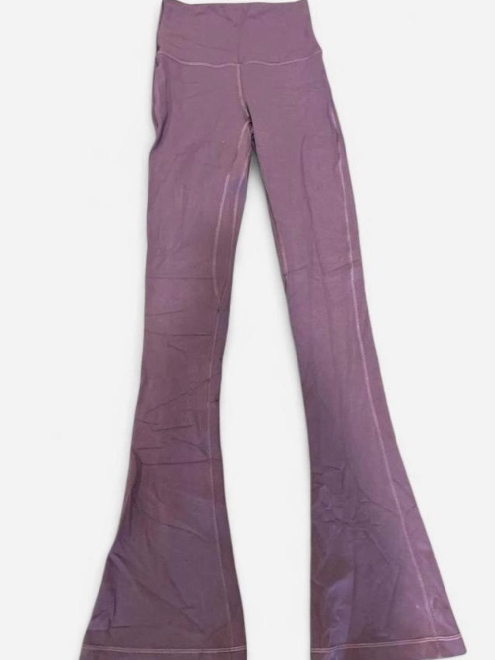 High-Waist Purple Flare Womenβs Jeans